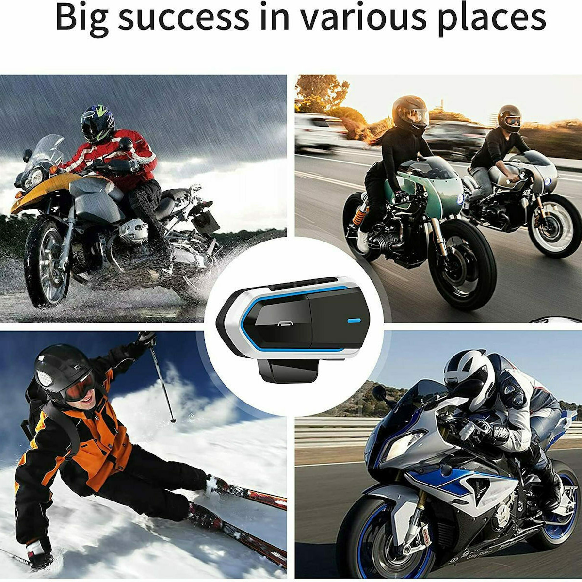 Baile Bluetooth Ενδοεπικοινωνία Μονή για Κράνος Μηχανής